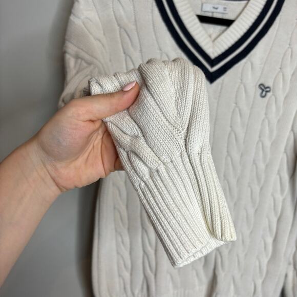 Aritzia TNA Clay Sweater Ribbed Knit - Picture 8 of 10